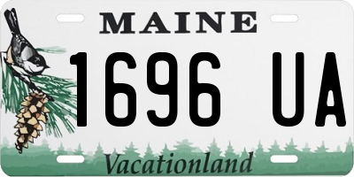 ME license plate 1696UA