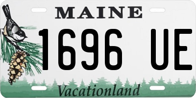 ME license plate 1696UE