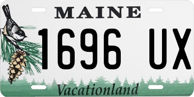 ME license plate 1696UX