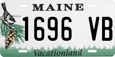 ME license plate 1696VB