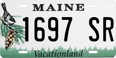 ME license plate 1697SR