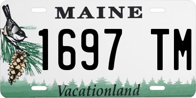 ME license plate 1697TM
