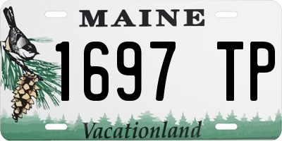 ME license plate 1697TP
