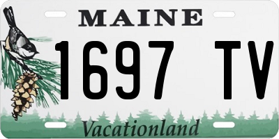 ME license plate 1697TV