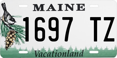 ME license plate 1697TZ