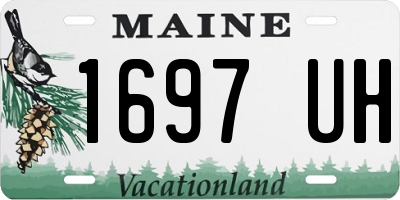 ME license plate 1697UH
