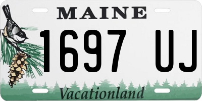 ME license plate 1697UJ