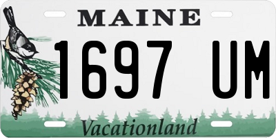 ME license plate 1697UM