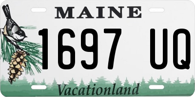 ME license plate 1697UQ