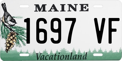 ME license plate 1697VF