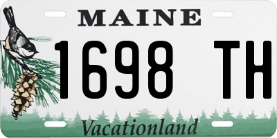ME license plate 1698TH