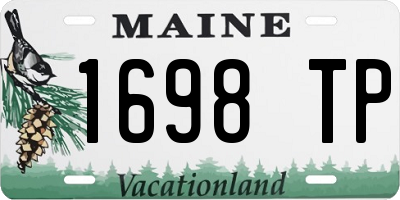 ME license plate 1698TP