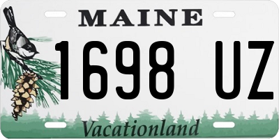 ME license plate 1698UZ