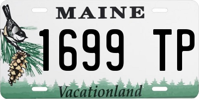 ME license plate 1699TP