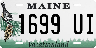 ME license plate 1699UI