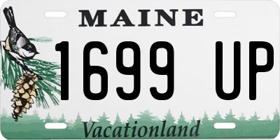 ME license plate 1699UP