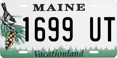 ME license plate 1699UT