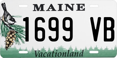 ME license plate 1699VB