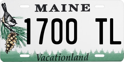 ME license plate 1700TL