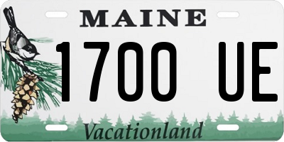 ME license plate 1700UE
