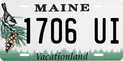 ME license plate 1706UI