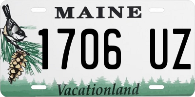 ME license plate 1706UZ