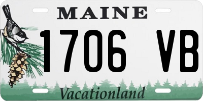 ME license plate 1706VB