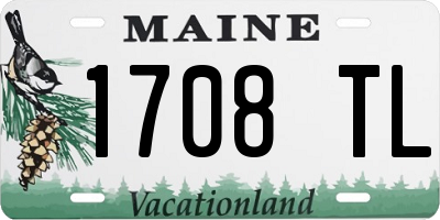 ME license plate 1708TL