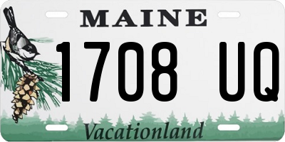 ME license plate 1708UQ