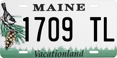 ME license plate 1709TL