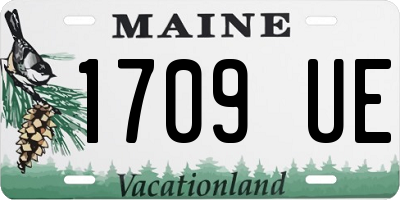 ME license plate 1709UE