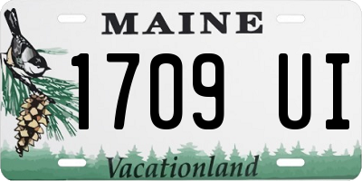 ME license plate 1709UI