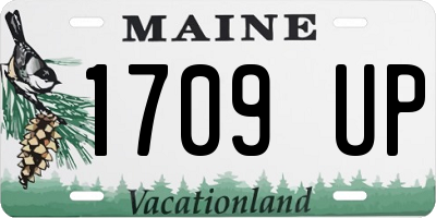 ME license plate 1709UP