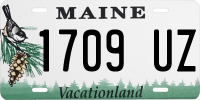 ME license plate 1709UZ