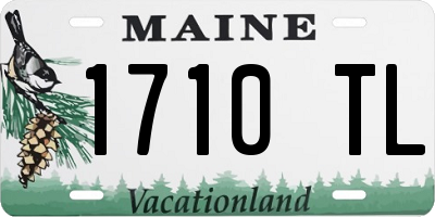 ME license plate 1710TL