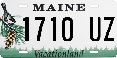 ME license plate 1710UZ