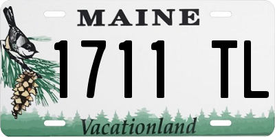 ME license plate 1711TL