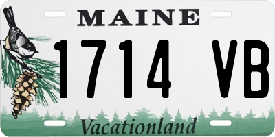 ME license plate 1714VB