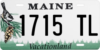 ME license plate 1715TL
