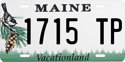 ME license plate 1715TP