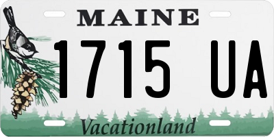 ME license plate 1715UA