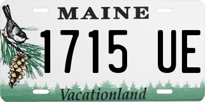 ME license plate 1715UE