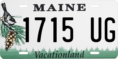 ME license plate 1715UG