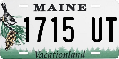 ME license plate 1715UT