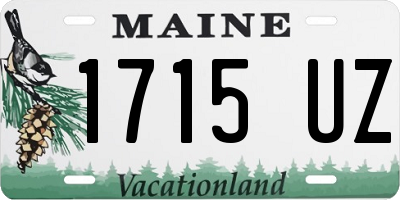 ME license plate 1715UZ