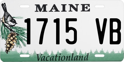 ME license plate 1715VB