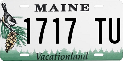 ME license plate 1717TU