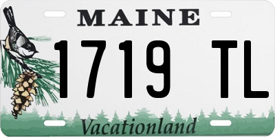 ME license plate 1719TL