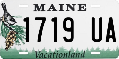 ME license plate 1719UA