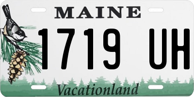 ME license plate 1719UH